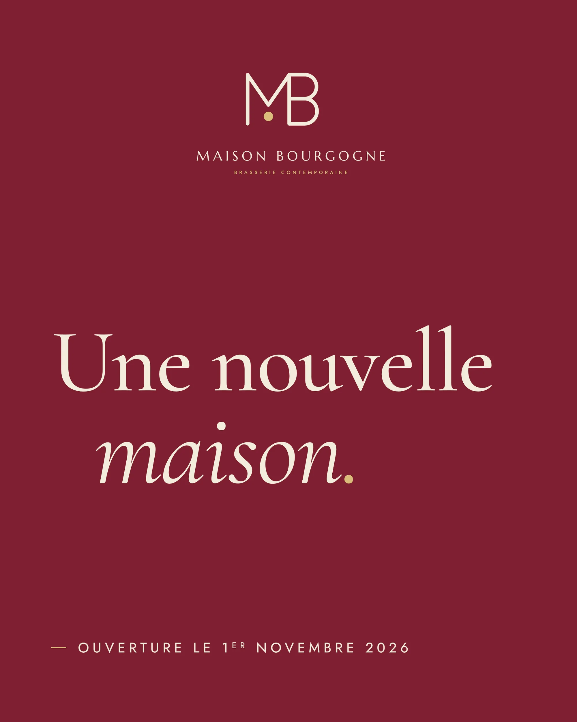 Campagne d'ouverture, « Une nouvelle maison »